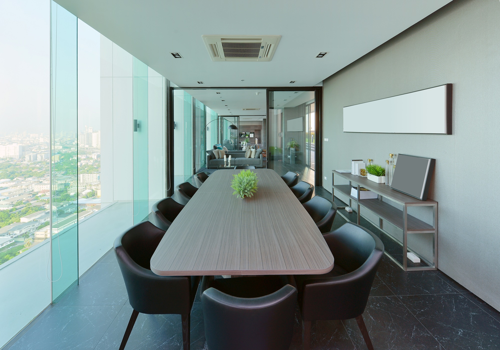 luxury modern empty room interior design decoration